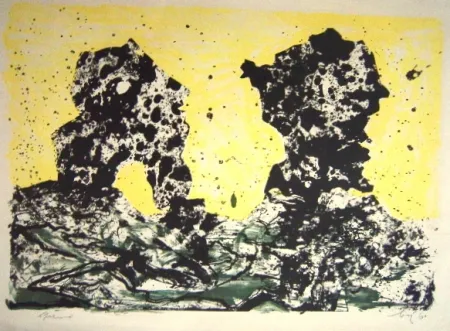 石版画 Baj -  Due Personnaggi