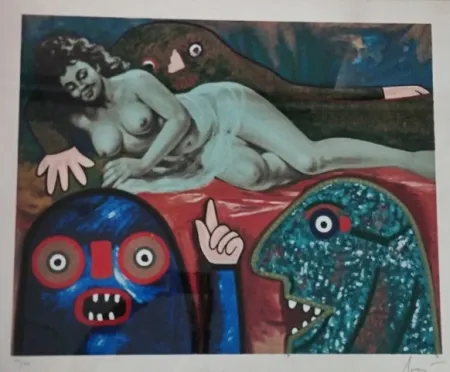 丝网印刷 Baj - Elena Pavlovna ritrovata dallo sceriffo Hasan Pacha