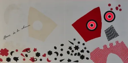 石版画 Baj - Fleurs de la chance