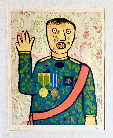 石版画 Baj - Generale