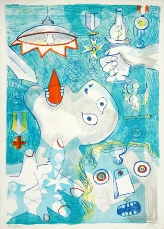 石版画 Baj - Guernica