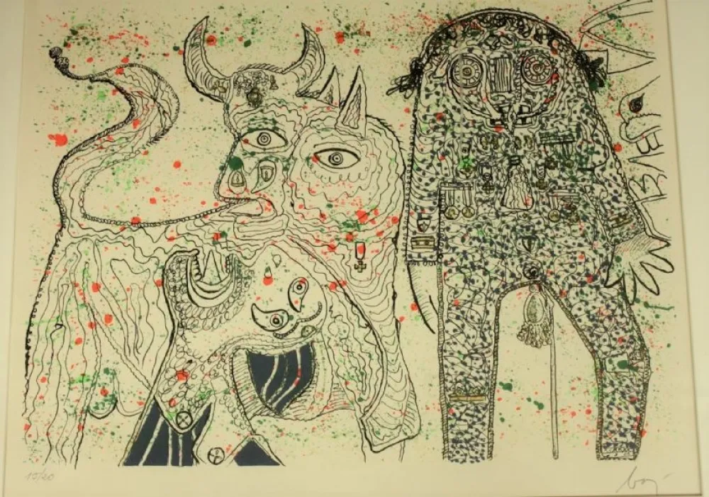 石版画 Baj - Guernica