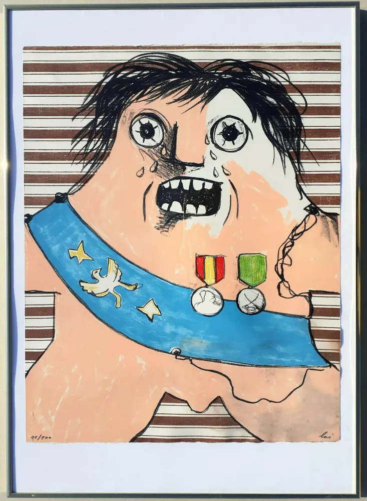 石版画 Baj - Il maresciallo di Sassonia