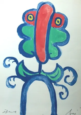 石版画 Baj - Incongruité