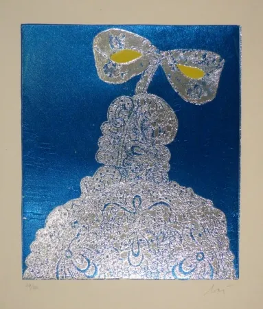 蚀刻版画 Baj - La Princesse Ira Fuerstenberg von Hohenlohe