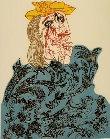 蚀刻版画 Baj - Le maillot rouge