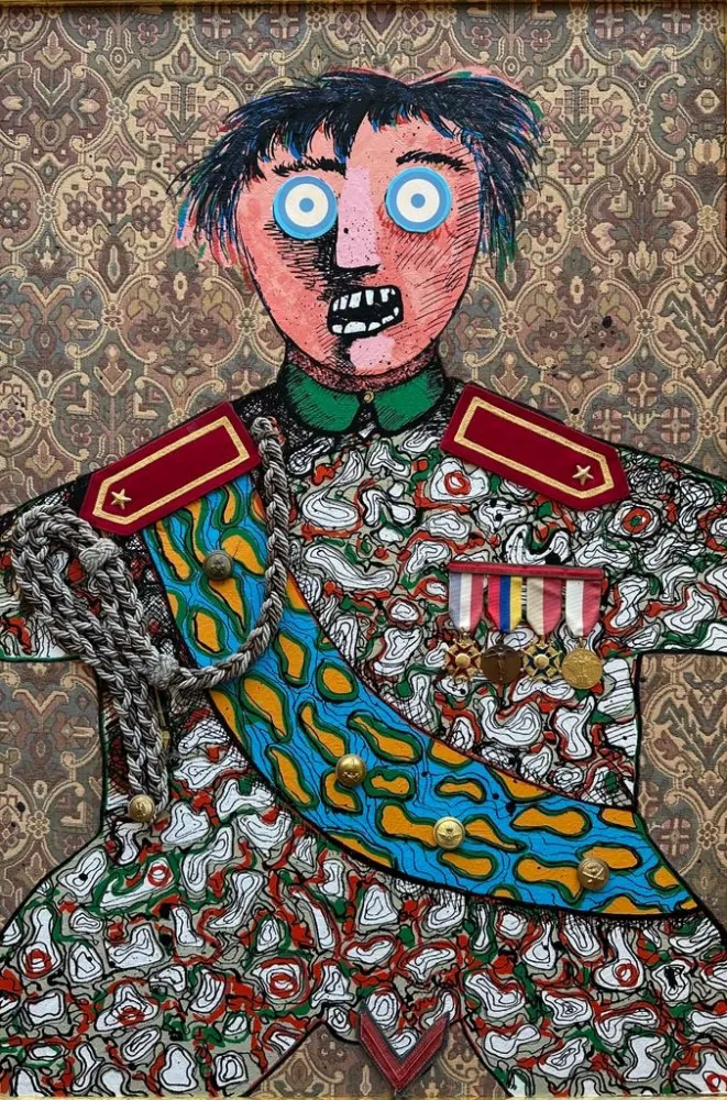 丝网印刷 Baj - Le stratège militaire Sahuguet d'Amarzit d'Espagnac