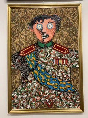 复数作品 Baj - Le stratége militaire Sahuguet d'Amarzit d'Espagnac