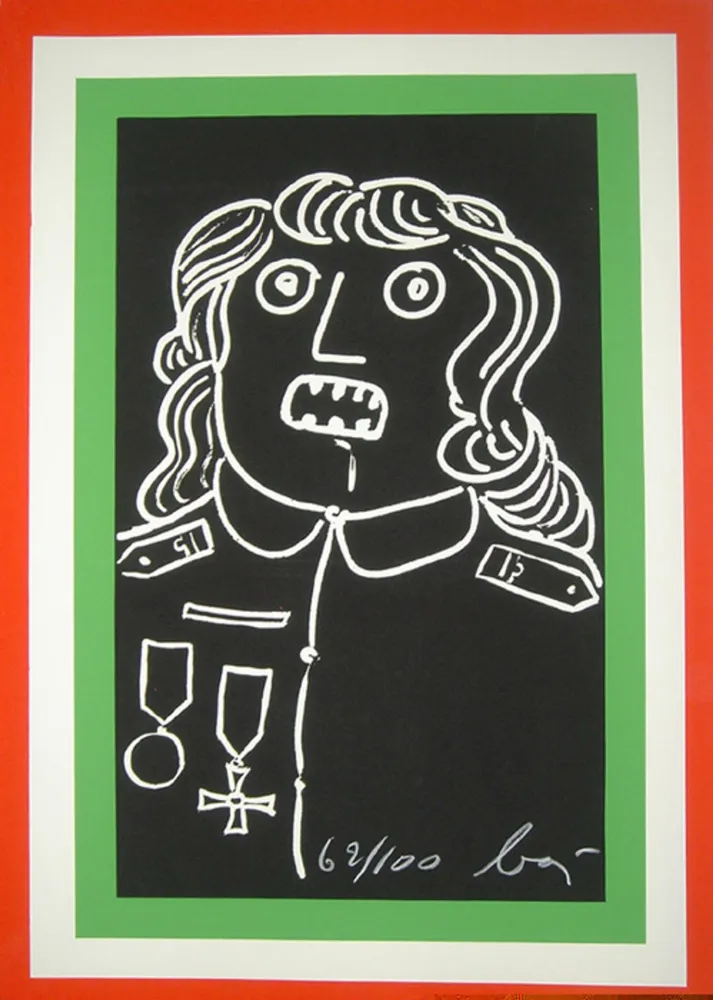 复数作品 Baj - Manifesto per la mostra Enrico Baj, Palazzo dei Diamanti, Ferrara