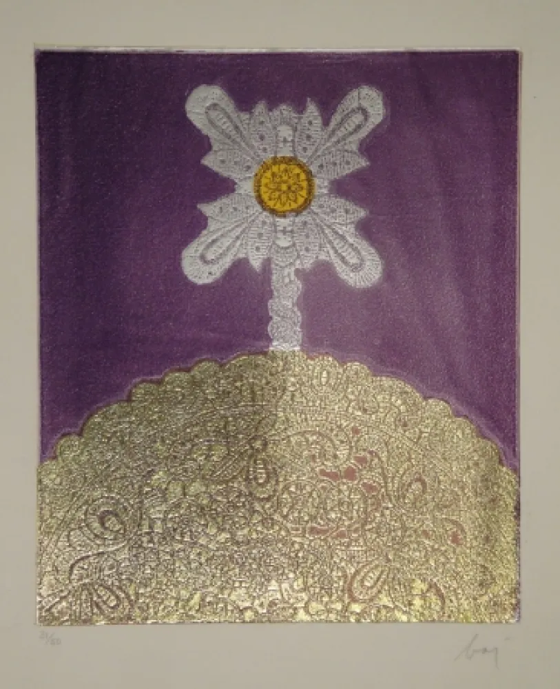 蚀刻版画 Baj - Marie-Laure de Noailles, Artiste-Peintre