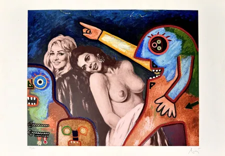 复数作品 Baj - Ninon de Lenclos e Eleonora di Navarra sorprese dal Duca di Enghien