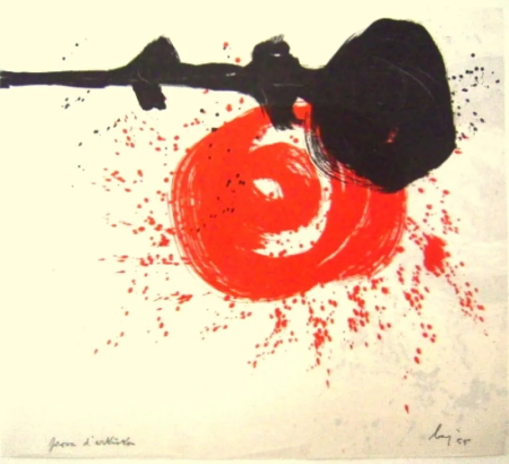 石版画 Baj - No title