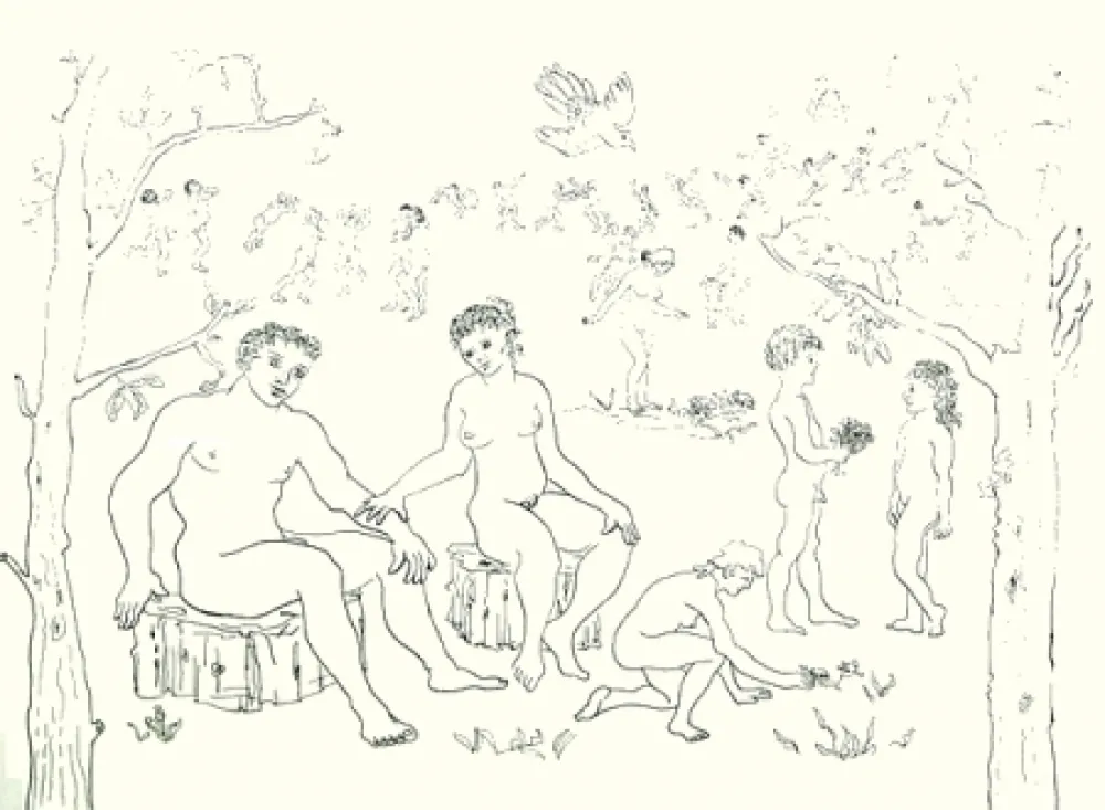 版画 Baj - Paradiso perduto: il nuovo mondo