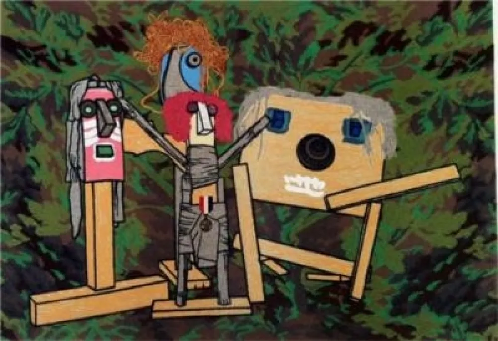 丝网印刷 Baj - Senza titolo