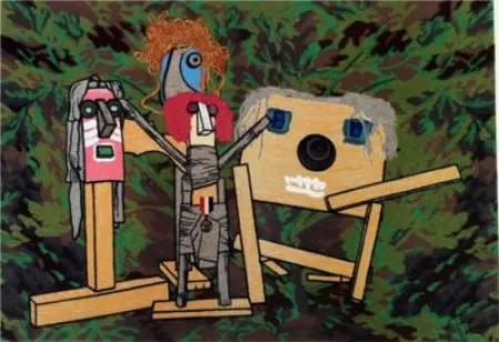 丝网印刷 Baj - Senza titolo