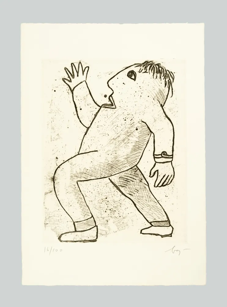 版画 Baj - Senza titolo