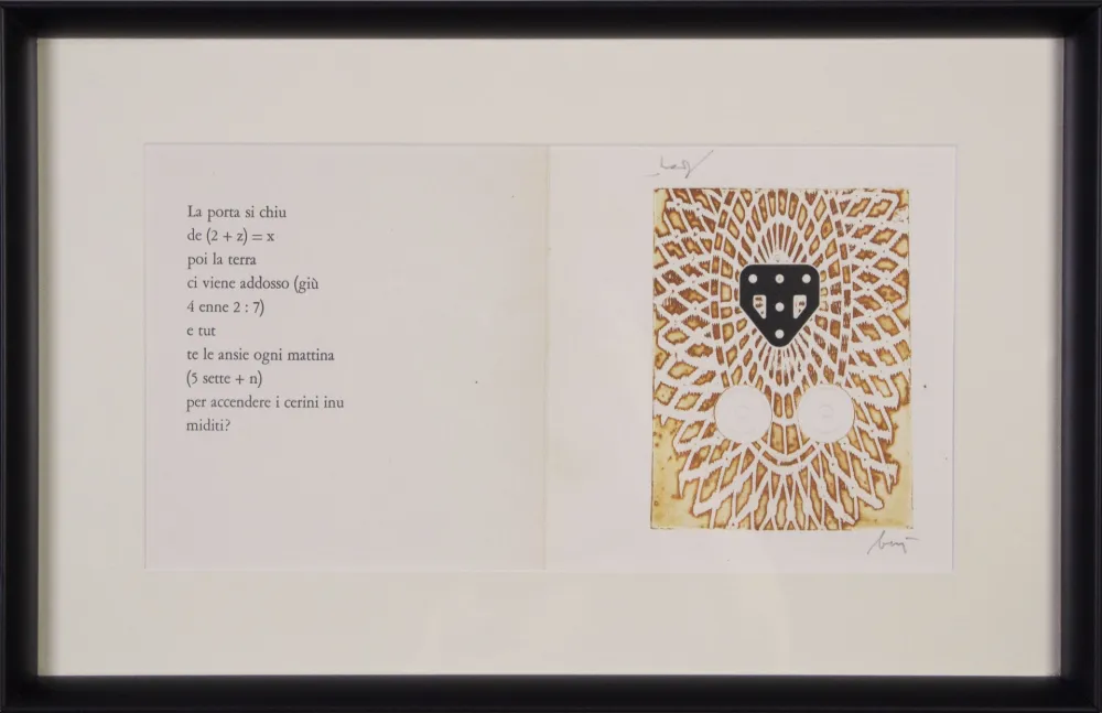 蚀刻版画 Baj - Testa