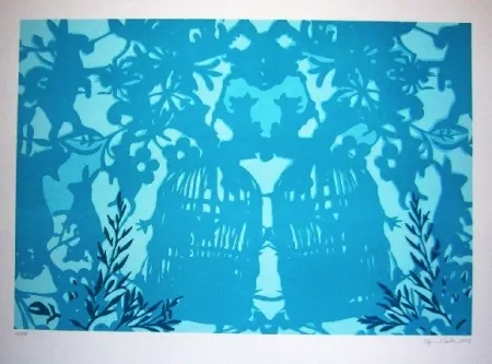 石版画 Baker - Feuillages 3