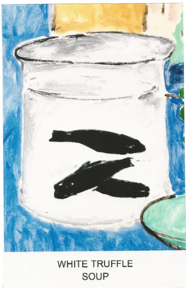 丝网印刷 Baldessari - Eight Soups: White truffle soup