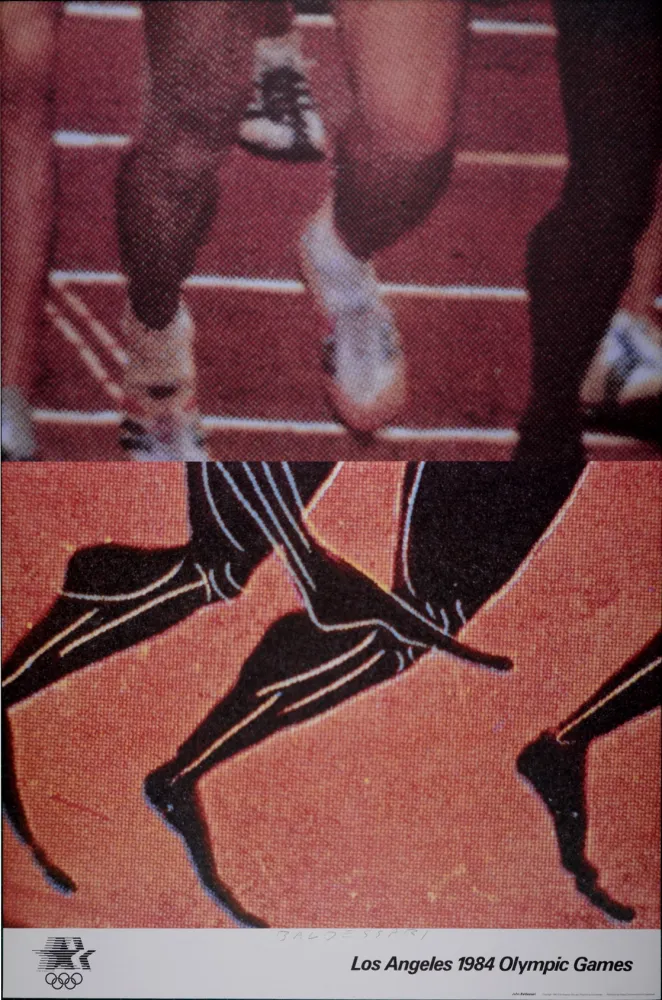 石版画 Baldessari - Los Angeles Olympic 1984 - Hand-signed