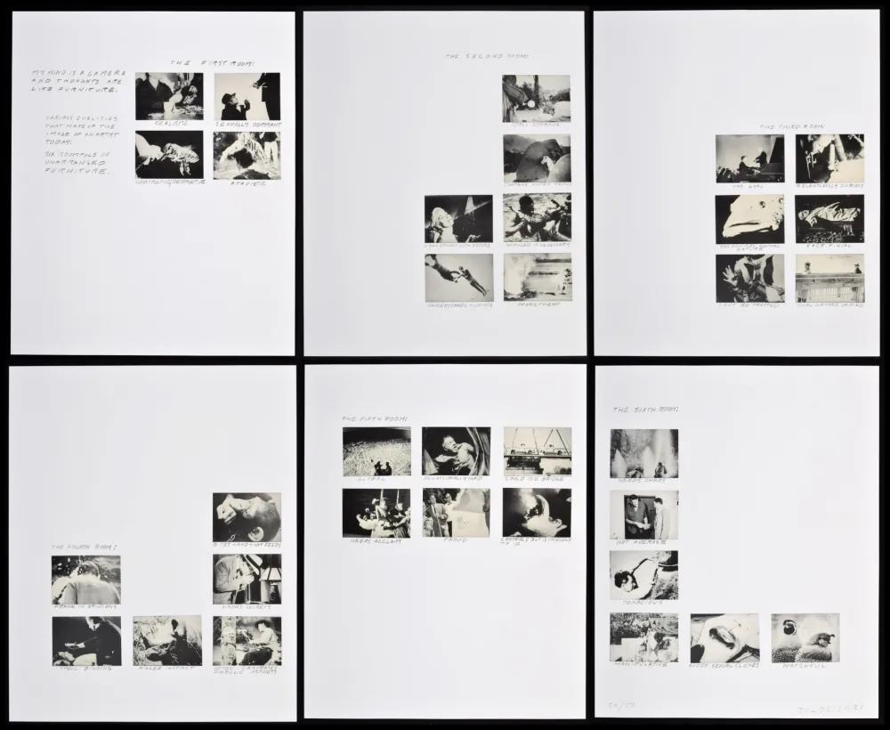 石版画 Baldessari - Six Rooms