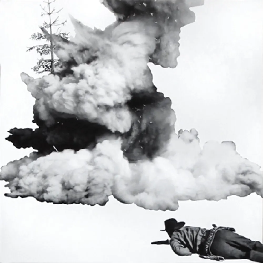 石版画 Baldessari - Smoke, Tree, Shadow and Person 