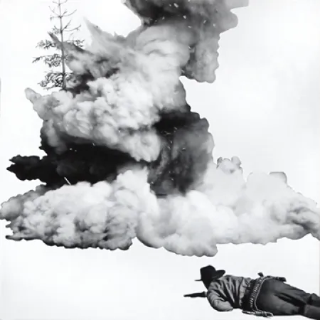 石版画 Baldessari - Smoke, Tree, Shadow and Person 