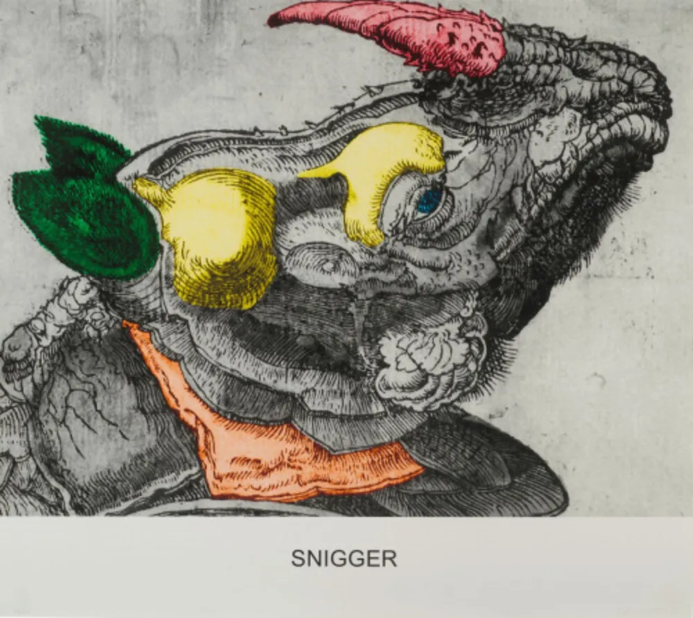 复数作品 Baldessari - Snigger, from Engravings with Sounds