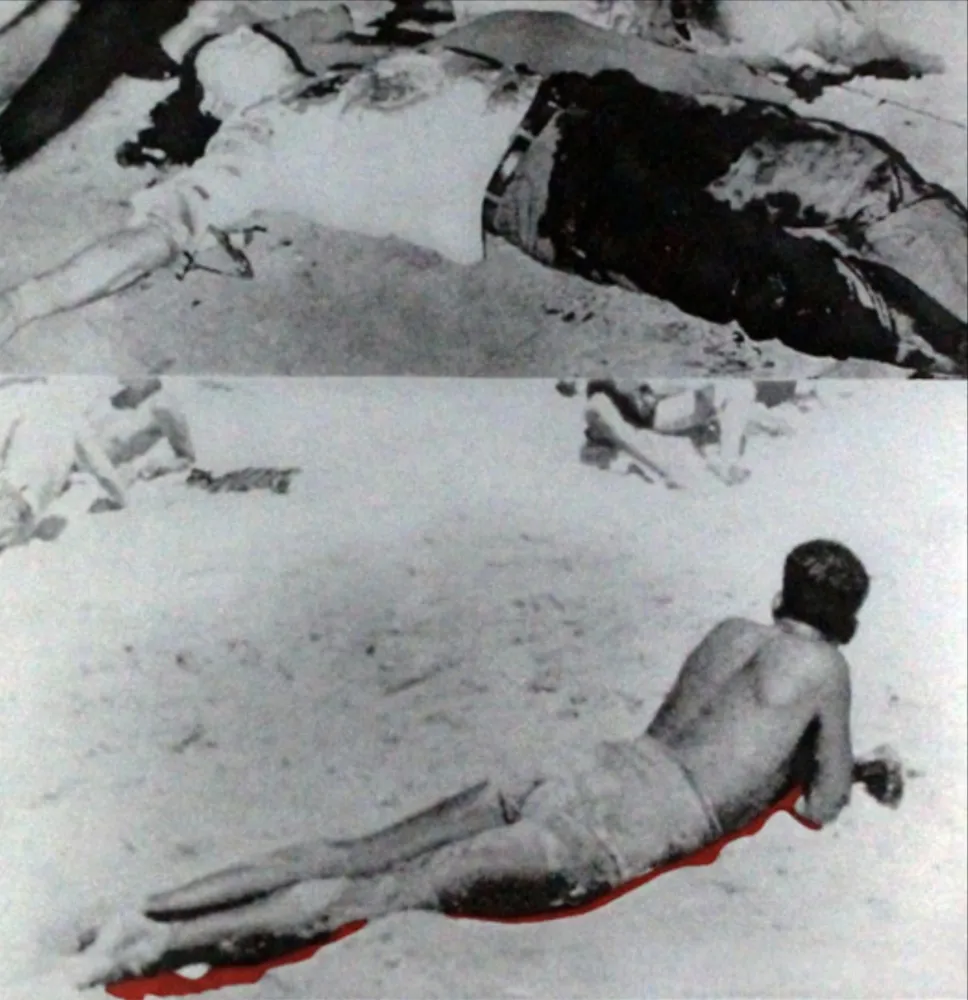 蚀刻飞尘法 Baldessari - Two Figures (One with Shadow)
