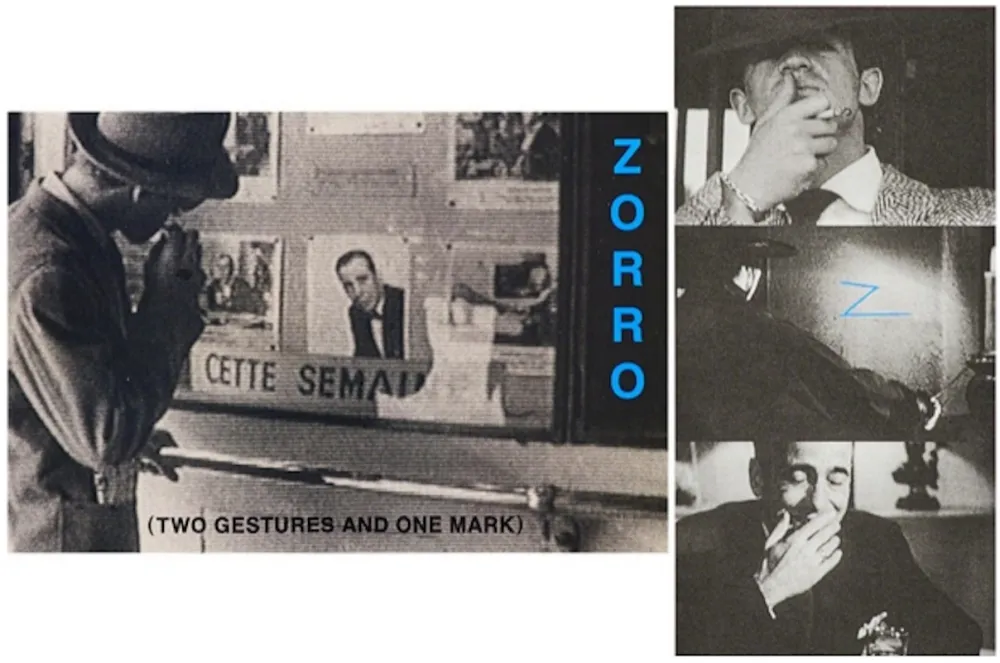 石版画 Baldessari - Zorro (Two Gestures and One Mark)