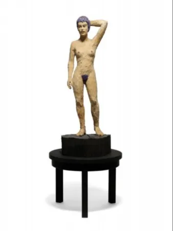 木刻 Balkenhol - Femme burlesque (Burlesque Woman)