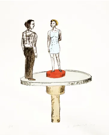 复数作品 Balkenhol - Untitled (Pedestal Encounter)