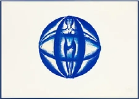 石版画 Balla - Donna Albero