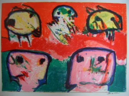 石版画 Balle - Satellit-ballet