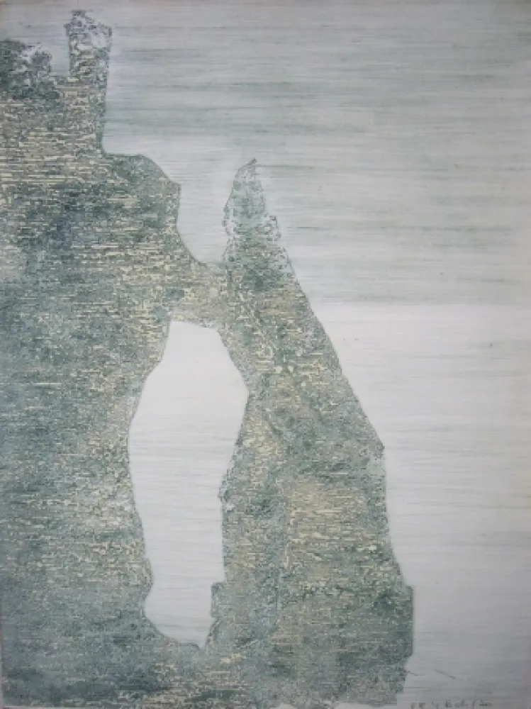 版画 Ballif - Etretat