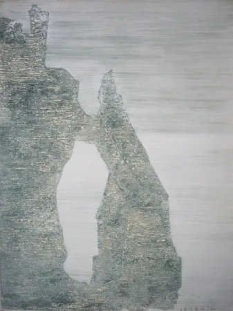 版画 Ballif - Etretat