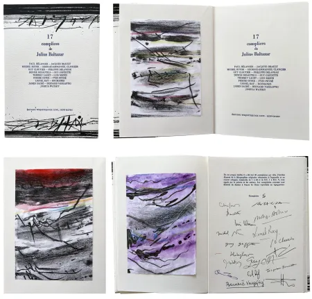 石版画 Baltazar - 17 complices de Julius Baltazar. 4 lithographies en couleur (2006)