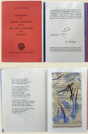 单版画 Baltazar - (Luis Mizón) REJOINDRE UN HOTEL ANONYME AVEC DES DIEUX DÉGUISÉS EN INCONNUS (2022)‎