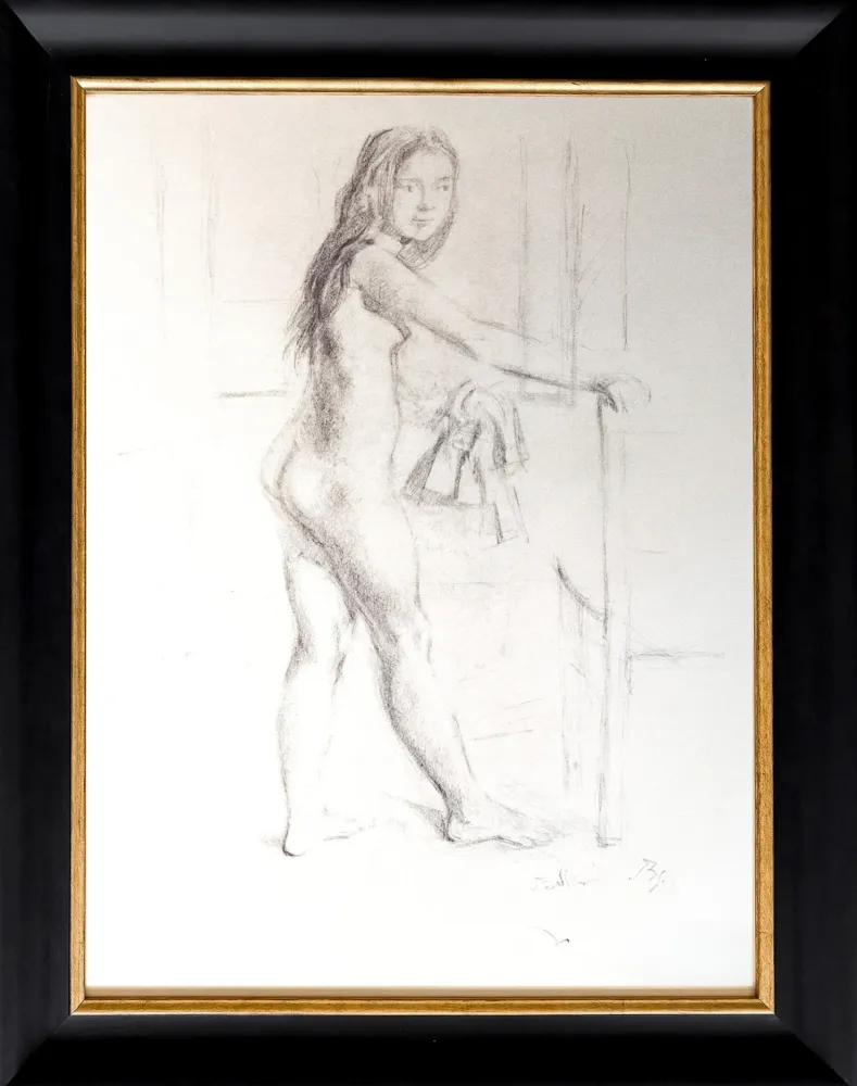 石版画 Balthus - Jeune Femme Debou