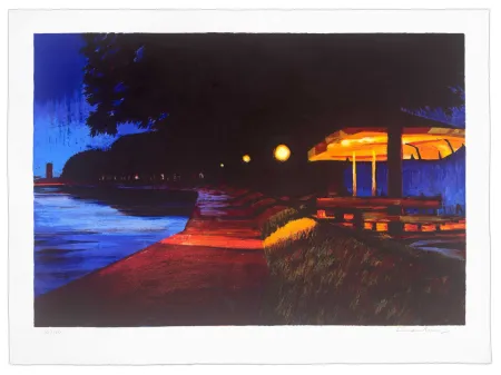 石版画 Bang - Happy hour