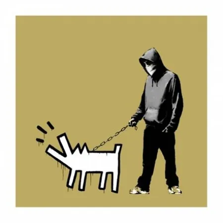 丝网印刷 Banksy - Choose Your Weapon - Khaki