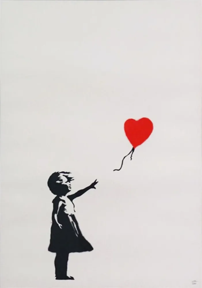 丝网印刷 Banksy - Girl with Balloon