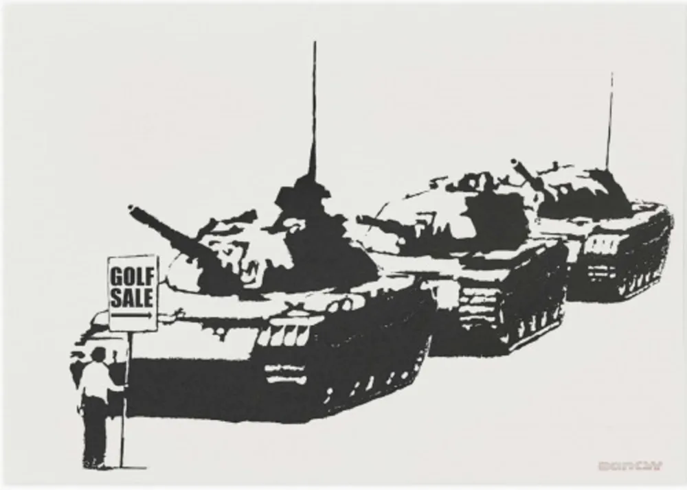 丝网印刷 Banksy - Golf Sale (Unsigned)