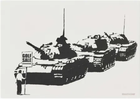 丝网印刷 Banksy - Golf Sale (Unsigned)