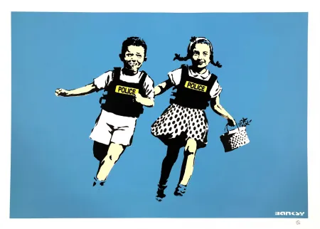 丝网印刷 Banksy - JACK AND JILL