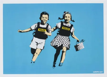 丝网印刷 Banksy - Jack & Jill (Unsigned)