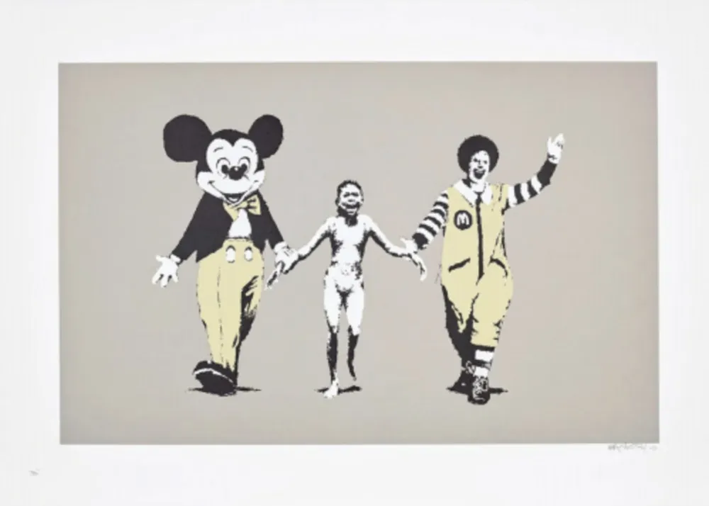 丝网印刷 Banksy - Napalm
