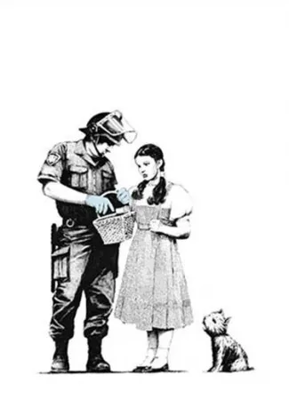 丝网印刷 Banksy - Stop and Search