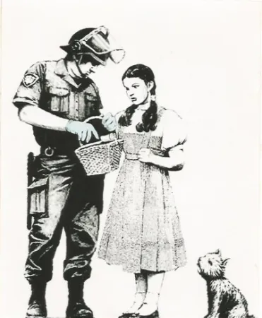 丝网印刷 Banksy - Stop and search