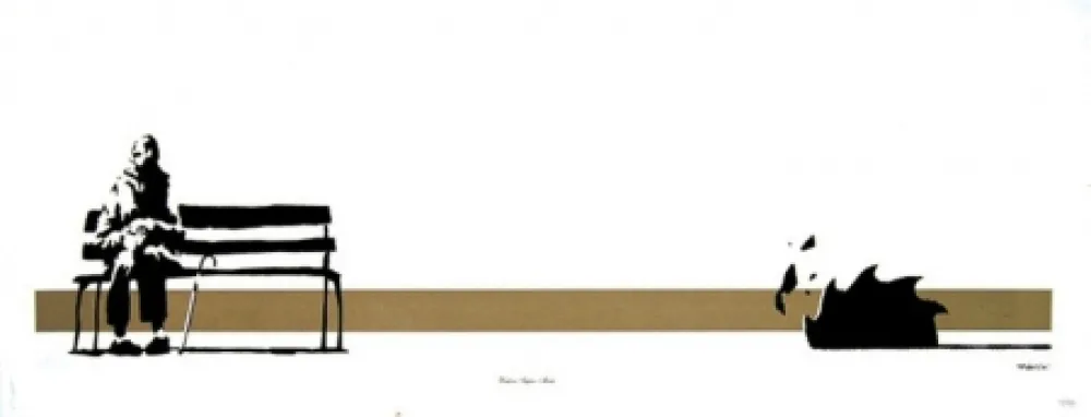 丝网印刷 Banksy - Super Mare